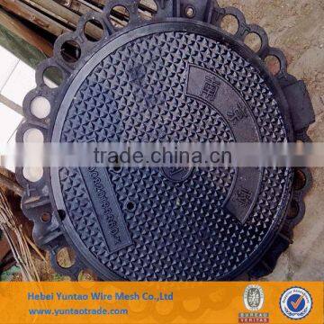 Access Manhole Cover bs EN124 B125 / Sanitary Sewer Manhole Cover/ GRP Manhole Lid