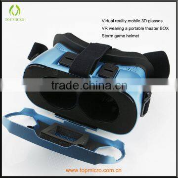 Virtual Reality Mobile Theater BOX Storm Game Hlmet 3D VR Glasses
