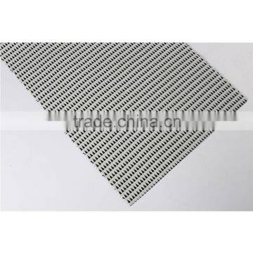 Popular triangle polyetser yarn dyed double layerknitted jacquard fabric