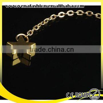 Star Short Copper Bead Chain Latest Model Fashion Necklace Quality Choice