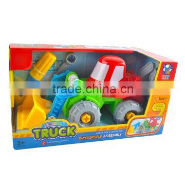 Children Diy Toy Truck Plastic Assembly Toys photo-6