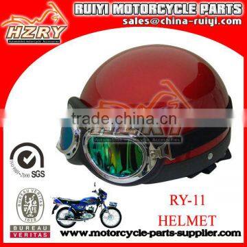 High Quality Leather German Motorcycle Helmet For Sale