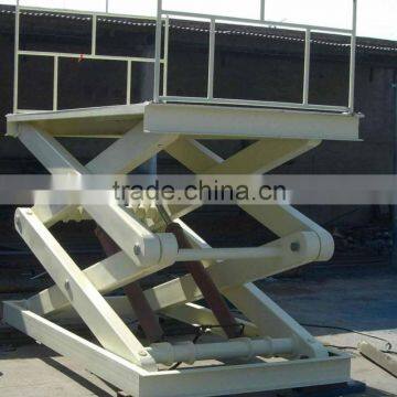 stationary scissor hydraulic fitting platform