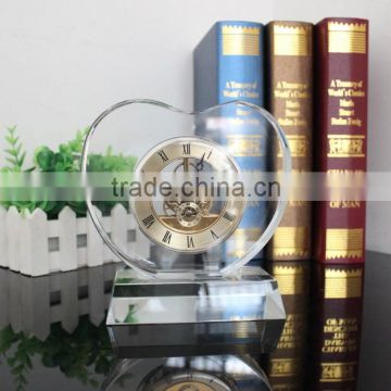 Mosque prayer heart crystal clock