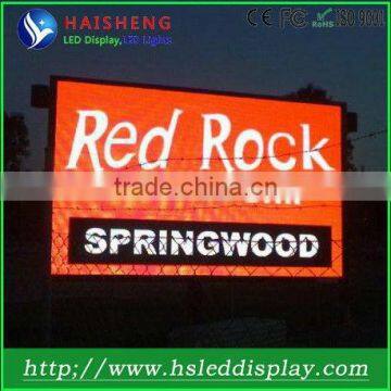 Outdoor advertising roadside led display board p10 rgb pixel pitch video wall waterproof ip65