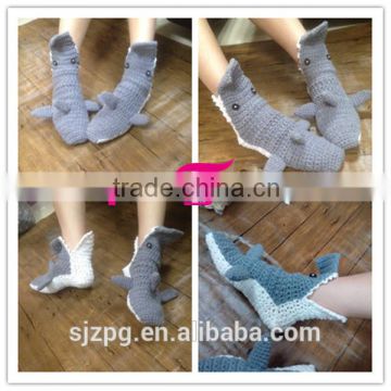 crochet fashion shark shoes , baby animal shoes