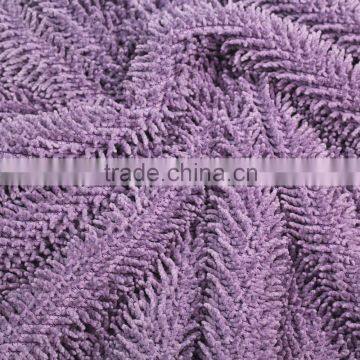 100% Poly Microfiber Chenille Fabric for chenille mop,chenille gloves