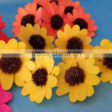 Colorful Wooden Sunflower Diffuser Reed Stick photo-3