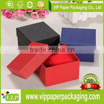 Cardboard Watch Paper Box With Pillow Insert