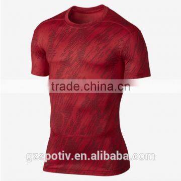 wholesale newest custom sublimated compression shirt