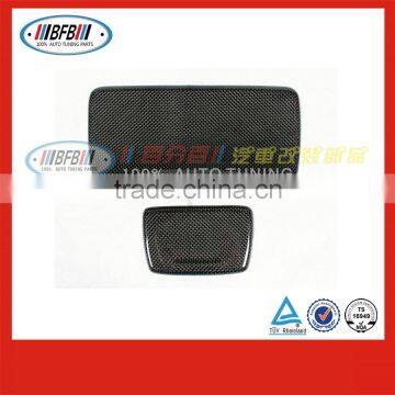 carbon fiber black Control large container cover FOR BMW 5 series F10 F18 2014-2015 automobile interior trims