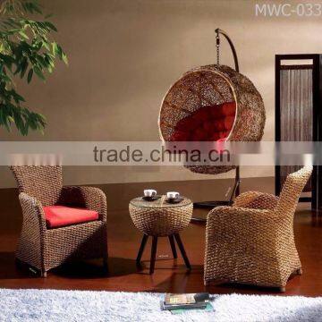 Best selling water hyacinth coffee table set coffee shop furniture