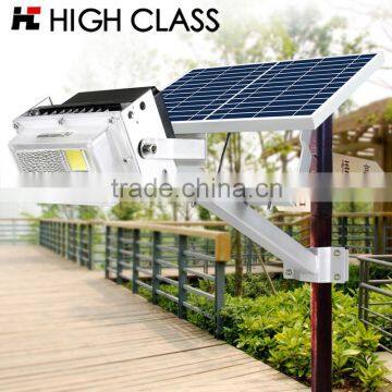 Outdoor Waterproof IP65 10W 15W Time Mcirowave Sensor Control LED Solar Street Lamp photo-5