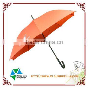 black wooden shaft fiberglass ribs umbrella