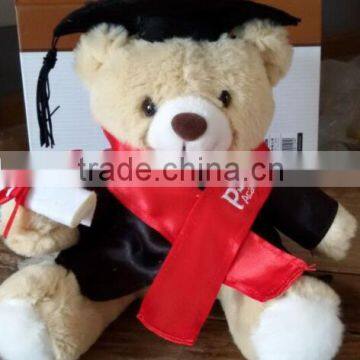 Graduation Plush Toy/ Graduation Plush Teddy Bear / 2016 Graduation Teddy Bear