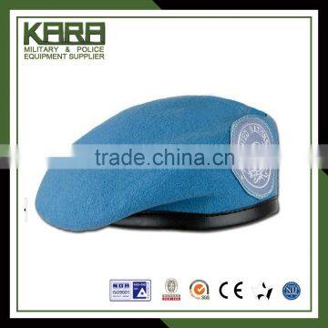 blue wool military beret army beret