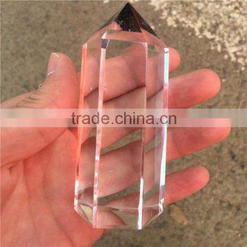 Clear Quartz Natural Crystal Pillars Polyhedral Point Of Sale photo-5