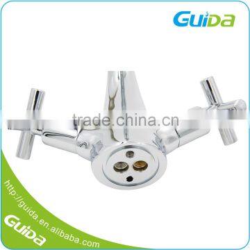 For Bathtub Triple Handle Shower Faucet Taps