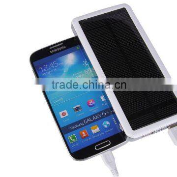 Factory direct high quality solar mobile power 12,800 mA solar power bank