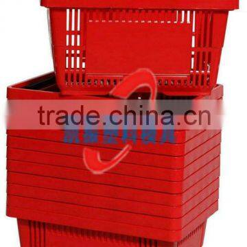 Good quality supermarket basket plastic injection mould