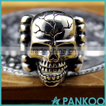 Wholesale Retro Fashion Classic Series of Various Punk Skull Shape Tai Silver and Titanium Unisex Atmosphere Necessary Publicity