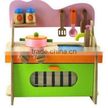 Modern wooden kitchen toy