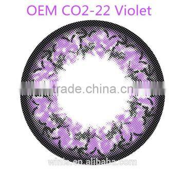 Good quality contact lense OEM CO2-22 violet color contact lens Korea wholesale price