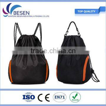 New recycle polyester strawberry shape folded drawstring bag