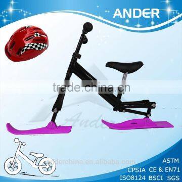 special colored ski bicycle / kids' snow sledge