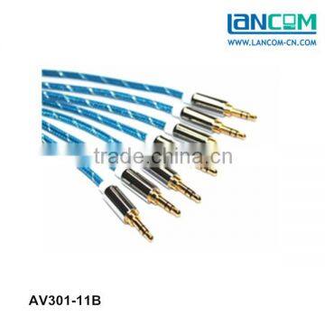 Good quality metal shell aux audio cable for android