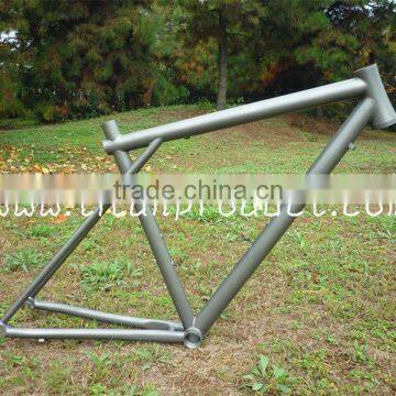 Titanium Road Bike Frame Tapered Headtube/Replaceable Dropouts/Sandblasting Finish