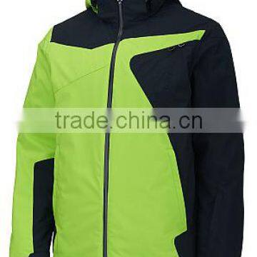 two tone waterproof outdoor mountain jacket for men