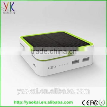 Eco-friendly Solar power bank 10000mah for iphone samsung ipad ipod