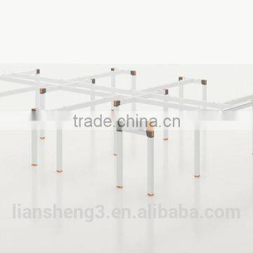 Modern Style MFC Board Office Workstation With Aluminium Alloy Frame photo-3