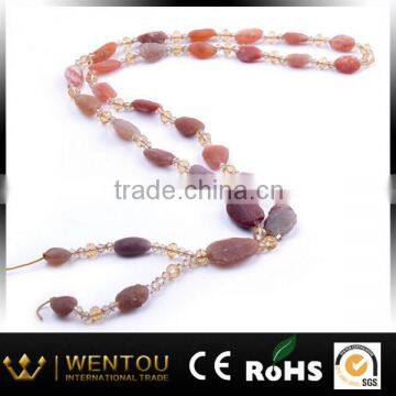 Precious Necklace Jewelry Natural Xinjiang Agate Seed Jewelry Agate Beaded Jewelry photo-6