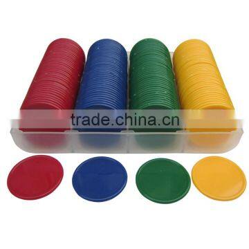 Hot Sale Game Use Cheap Blank Plastic Casino and Bar Restaraunt Tokens Coin