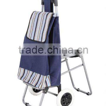 Folding Shopping Cart With Chair