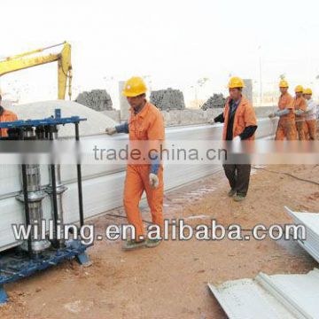 steel roofing sheet bending machine