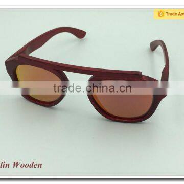 Trade Assurance 2015 New Fashion Custom Logo Wooden/Bamboo Sunglasses /High-End Retro Fashion Sunglasses