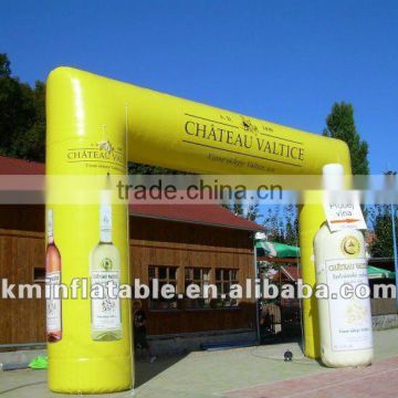 yellow promotion inflatable arch