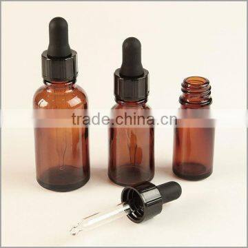 0.5ml 1ml Amber Glass Pipette with Bent Ball Tip Dropper Bottles