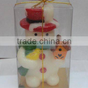 Cute Paraffin Wax Christmas Candle