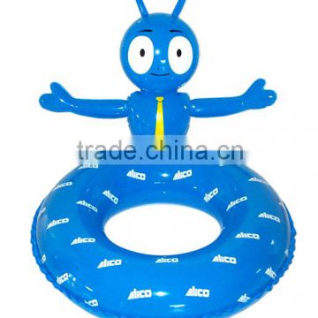 PVC ant head inflatable children swimming ring