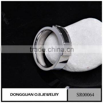 Fashionable Jewelry Men's Ring With White Gold Color /Stainless Steel Ring Designs photo-2