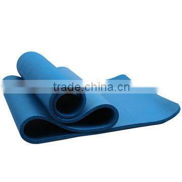 High-elastic recyclable NBR 12mm thick yoga mat, comfortable and safe