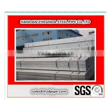 Normal SIze 80*80 70*50 Hot Dipped Galvanized Steel Pipe BS1387