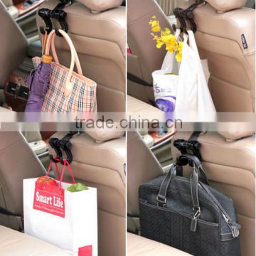 Good design 360 degree rotating multifunctional universal car seat back holder hanger hook