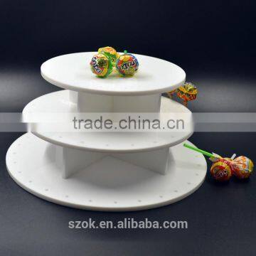 Shop Retail 3 Tier Round Acrylic Lollipop Display Stand photo-5