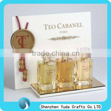 elegant acrylic perfume display, custom cosmetic display for perfume