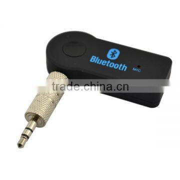 Mini portable 3.5mm jack bluetooth car kit, car stereo bluetooth kit bluetooth receiver with microphone-RBT30